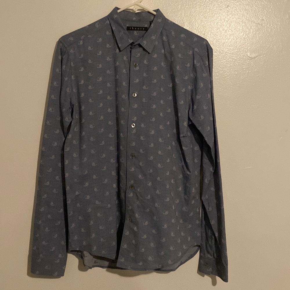 Theory pattern shirt